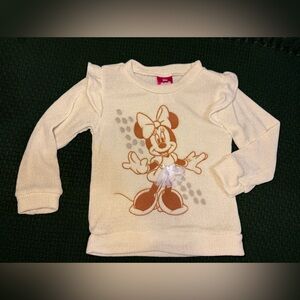 Disney Cream Minnie Mouse Kids Top